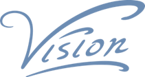 logo vision blau